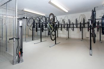 Specially designed bike storage room with a tune up station so you can really get out and explore the fells.